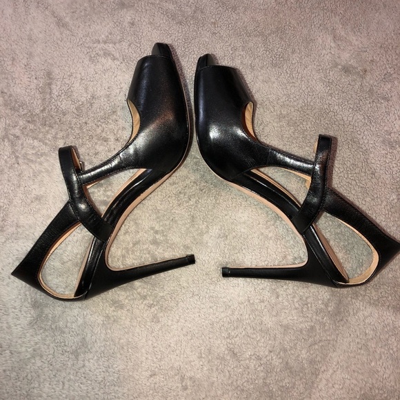 JOAN OLOFF Gigi Mary Jane High-Heel Sandals Sz 8.5 - Picture 6 of 12